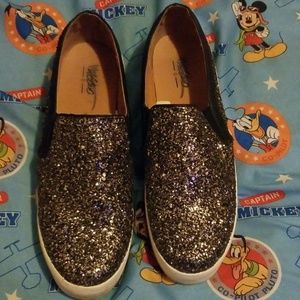 Ladies glitter sneakers